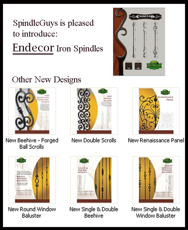 New styles and Designs of Iron Spindles